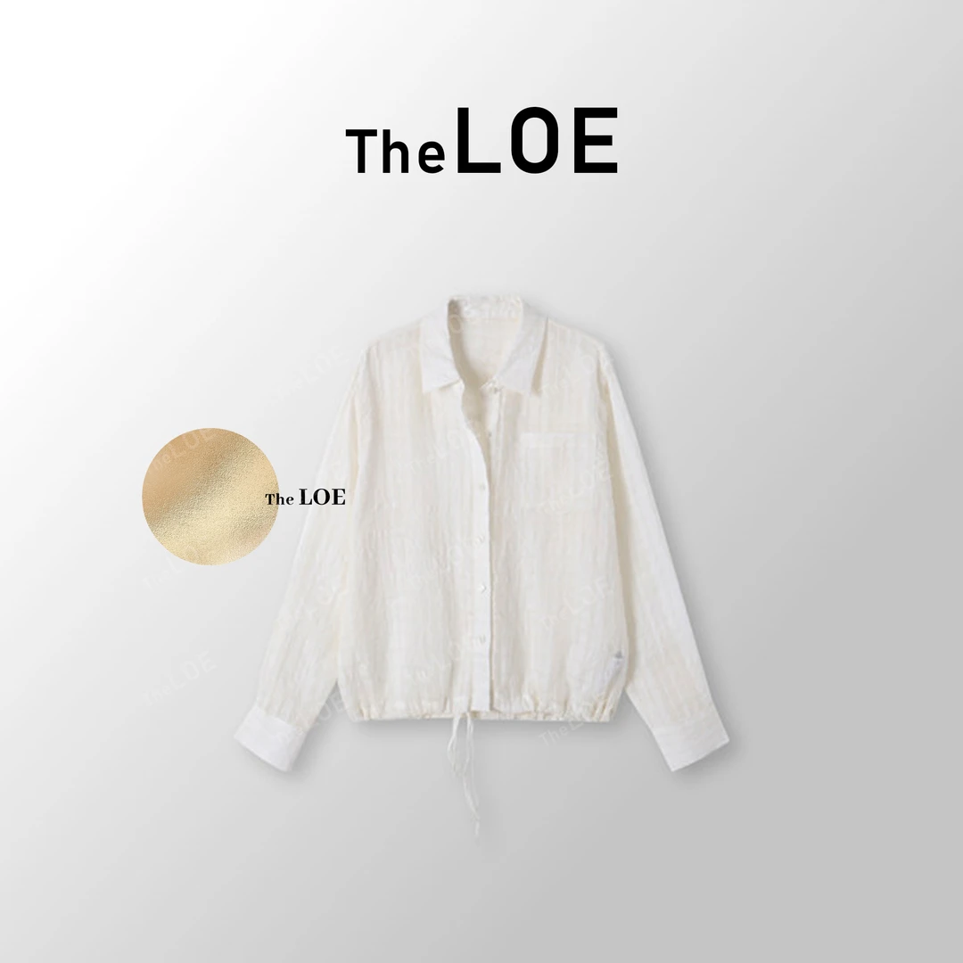 TheLOE/慵懒时光 高定苎麻气质衬衫两件套两件套#02.21C-G3766