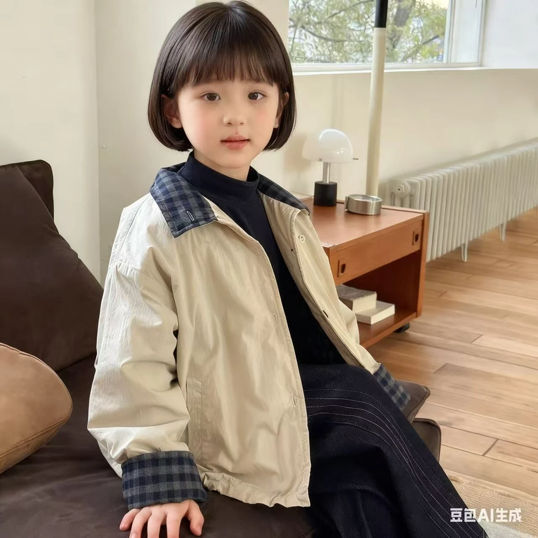 女童棉衣冬季2025新款洋气保暖大童装棉服儿童夹棉外套冬装
