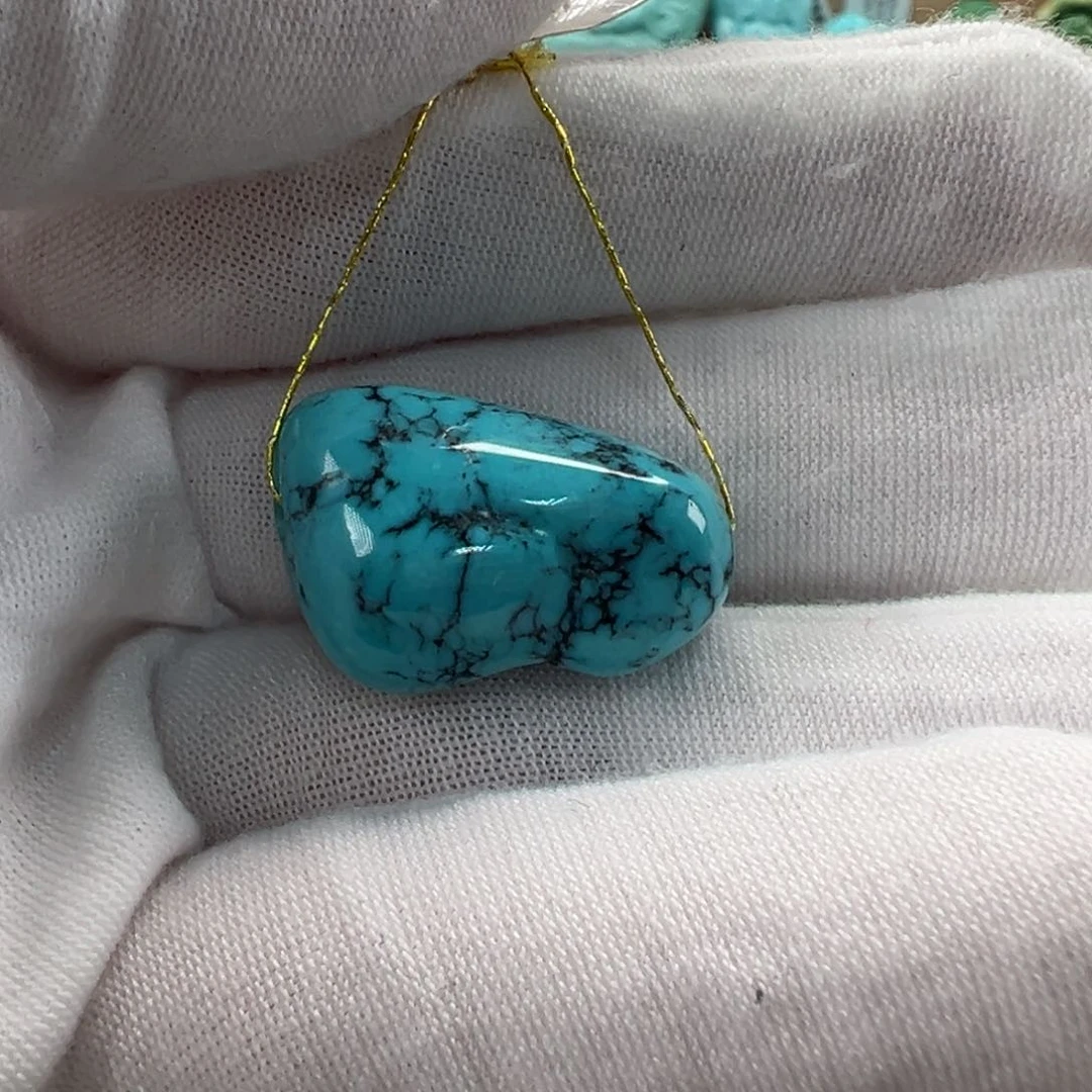 未镶嵌绿松石随形15mm