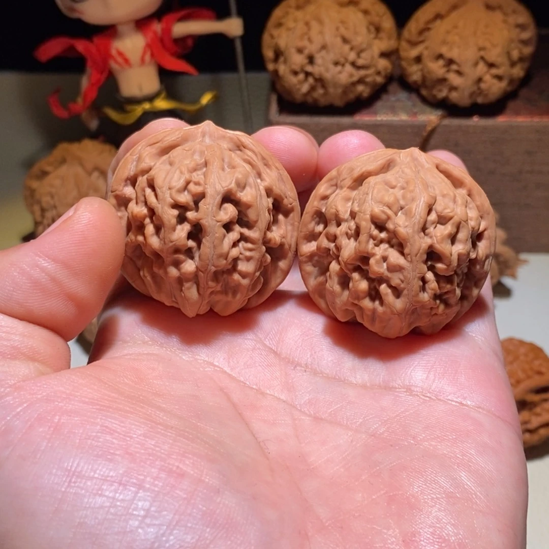 用***哥把件文玩核桃凤凰台0387