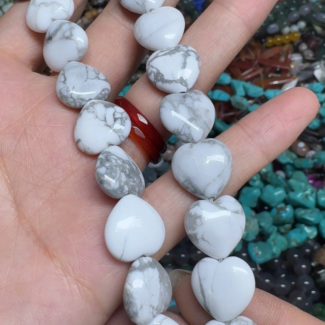 玛瑙/玉髓合金珠宝半成品14松石一条