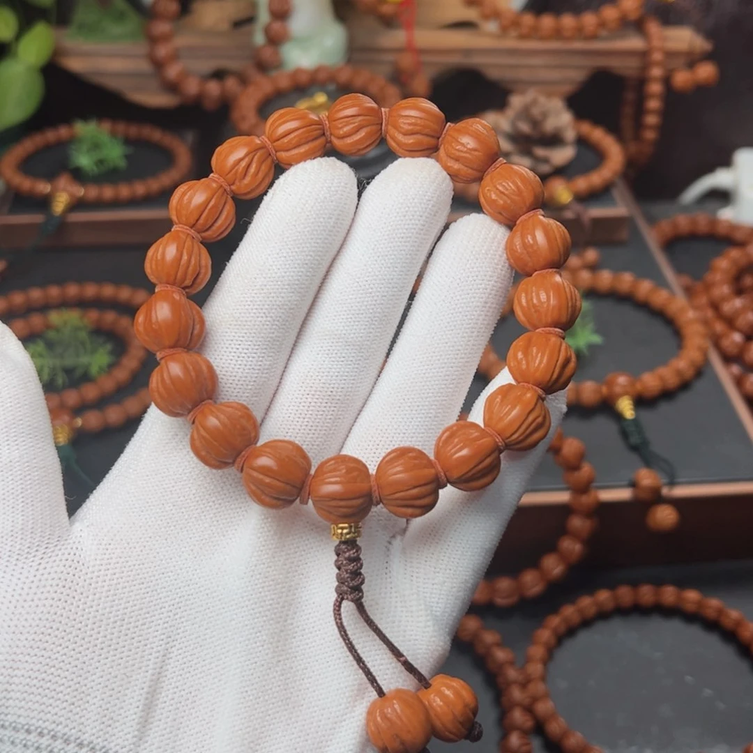 吊坠桃核佛手手持14