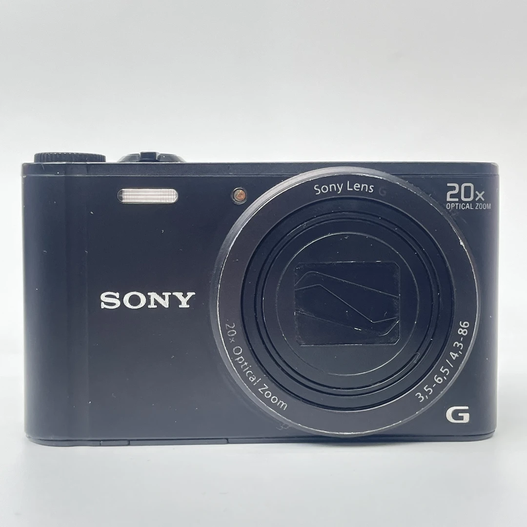 95新 Sony/索尼 wx350黑色1820万像素20倍变焦复古ccd