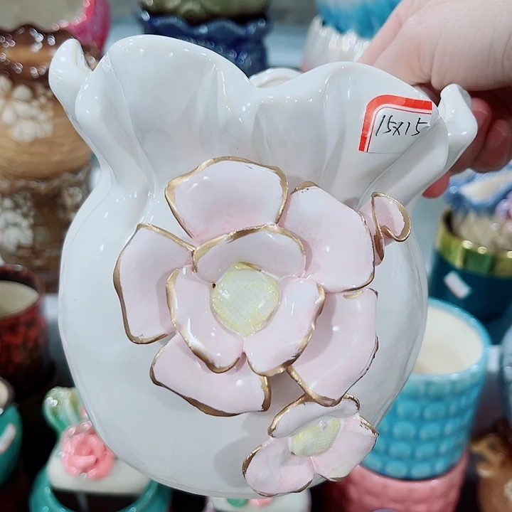 多肉陶瓷花盆满10元包邮