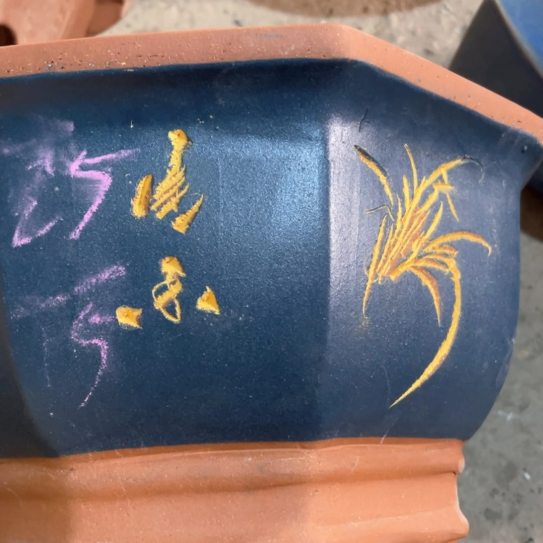 紫砂花盆紫砂等传统工艺制作