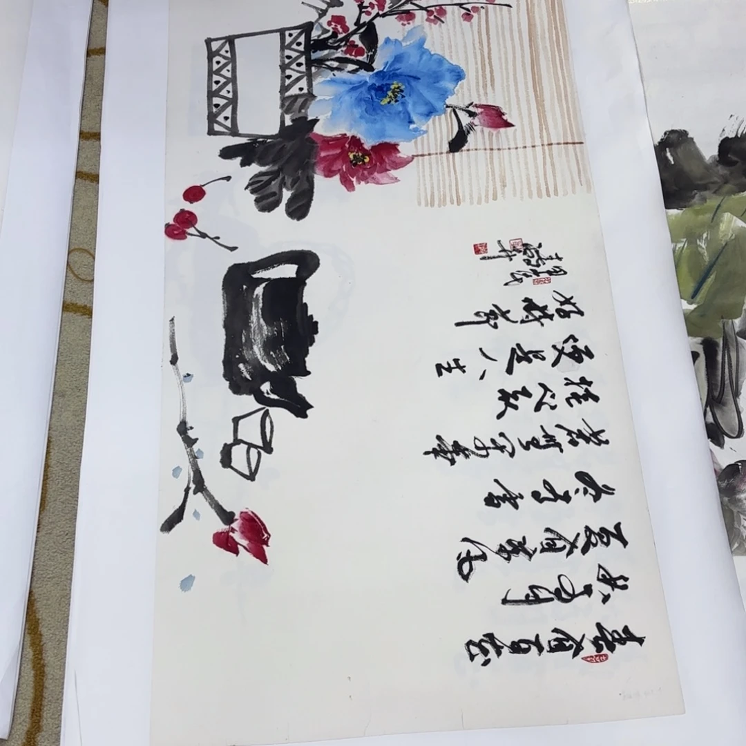 国画国画老师作品刘