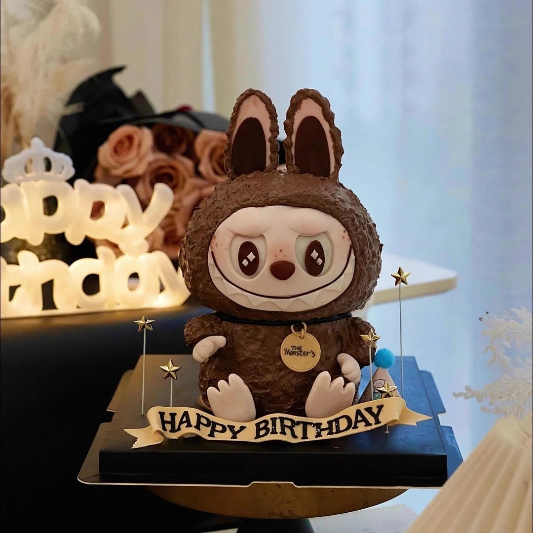 labubu拉布布生日蛋糕昆明北京上海深圳重庆武汉成都全国同城配送