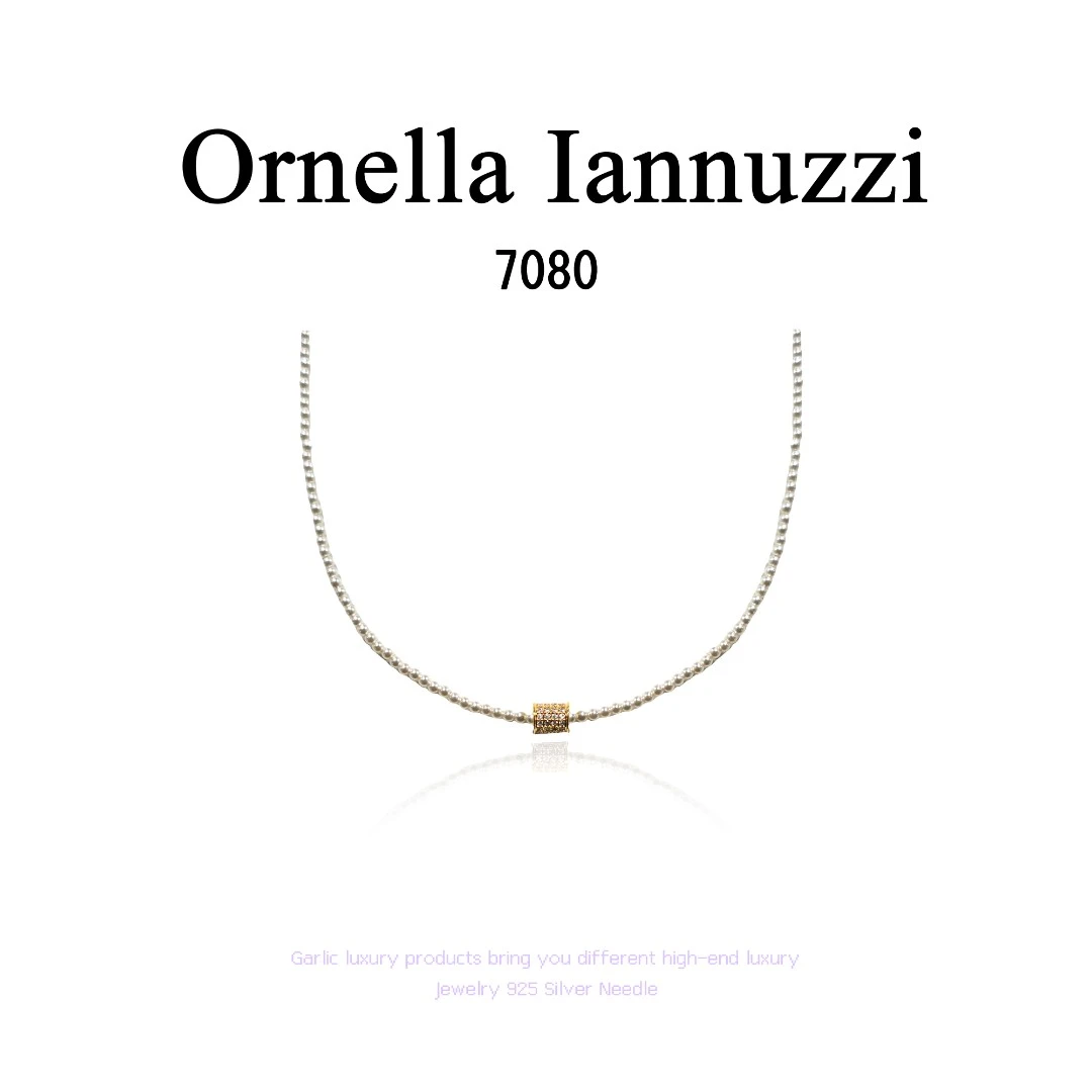镀K金  Ornella Iannuzzi项链~7080（40+5cm）