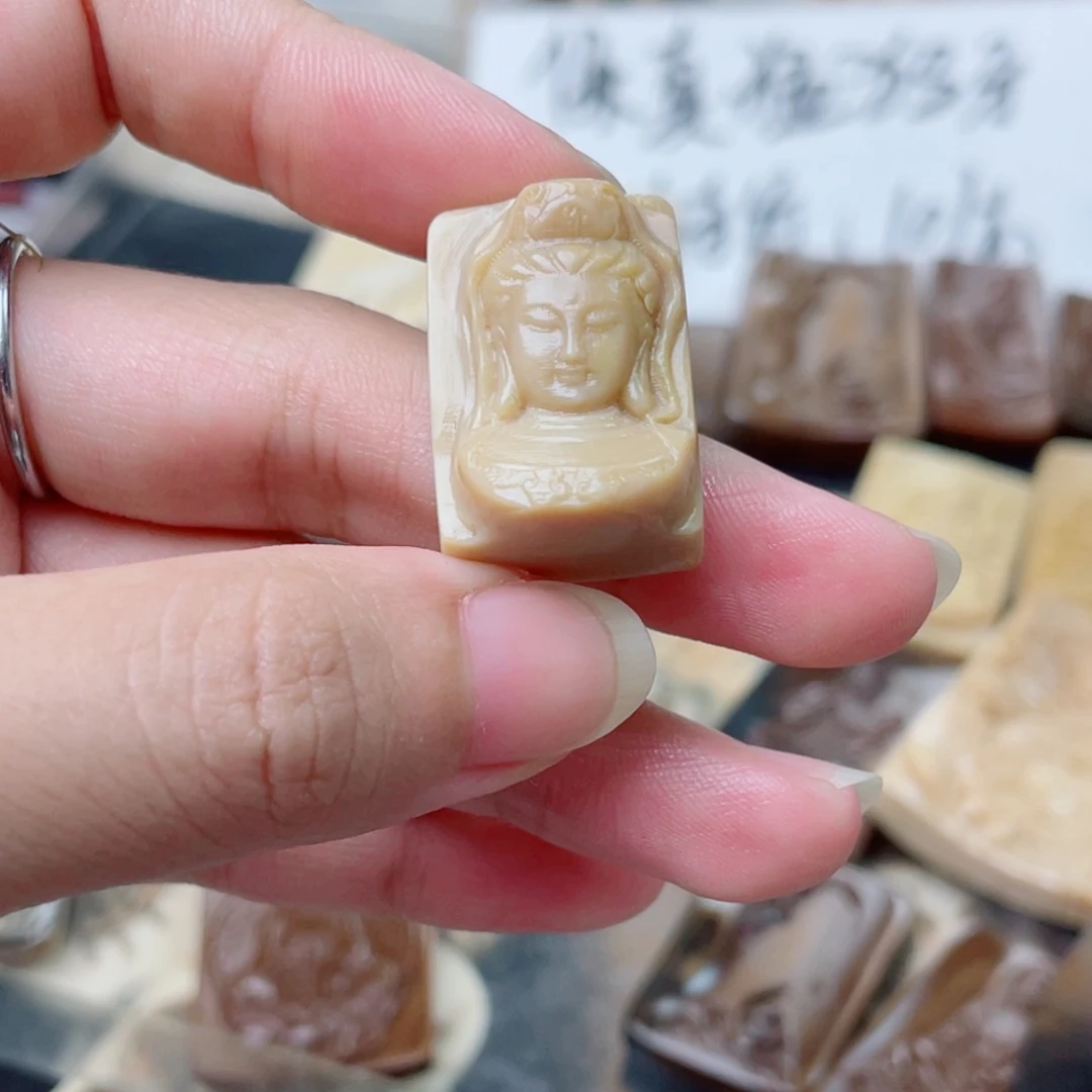 猛犸象牙手串/手链/手镯观音吊坠