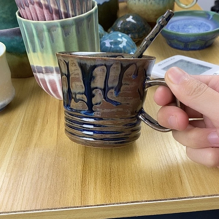 摆件景德镇高温陶瓷咖啡杯