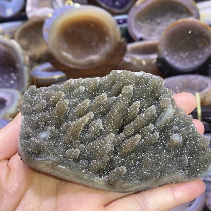 未镶嵌珠宝半成品水晶绿软森林