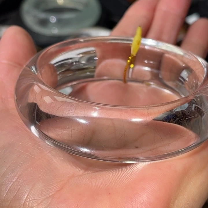 手镯未镶嵌水晶Y*e天然发晶手镯