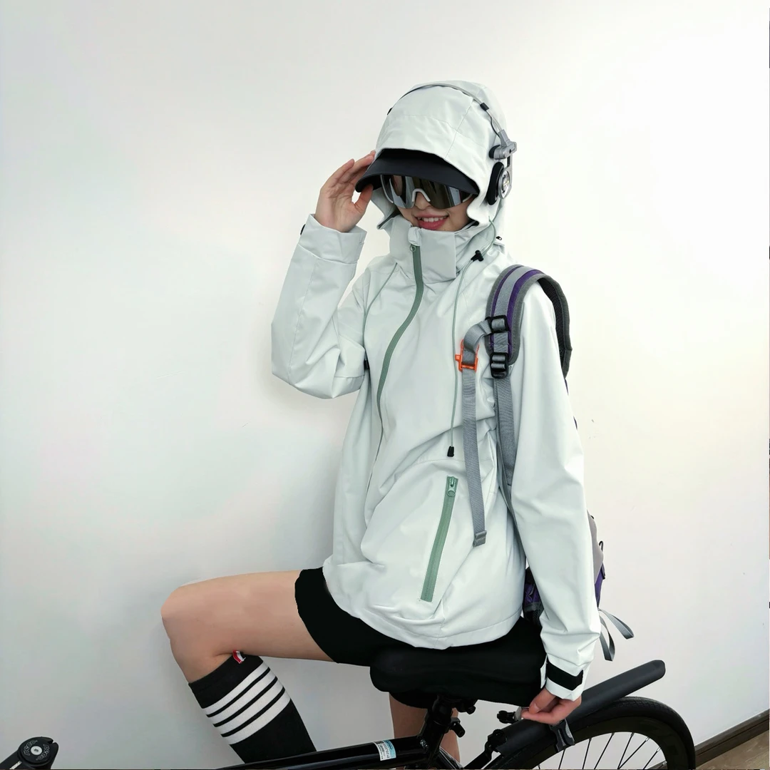 2025春秋季男女同款三合一夹克户外冲锋衣新款休闲运动连帽外套男