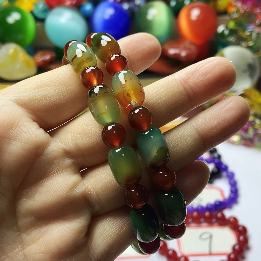 玛瑙/玉髓手链未镶嵌平**褔