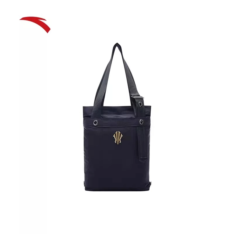 安踏凯里·欧文系列丨提挎包大容量上课通勤包轻便简约黑色单肩包