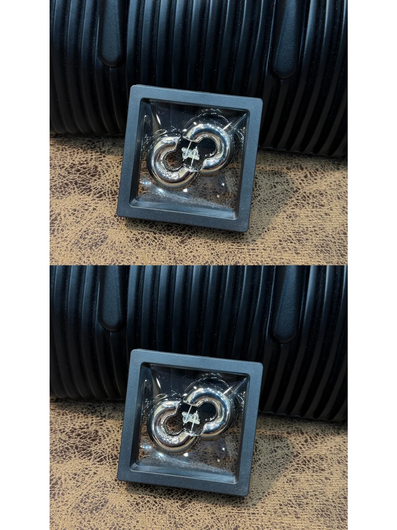 非金属树脂耳饰 美丽同款耳环适合任何脸型（925银针）