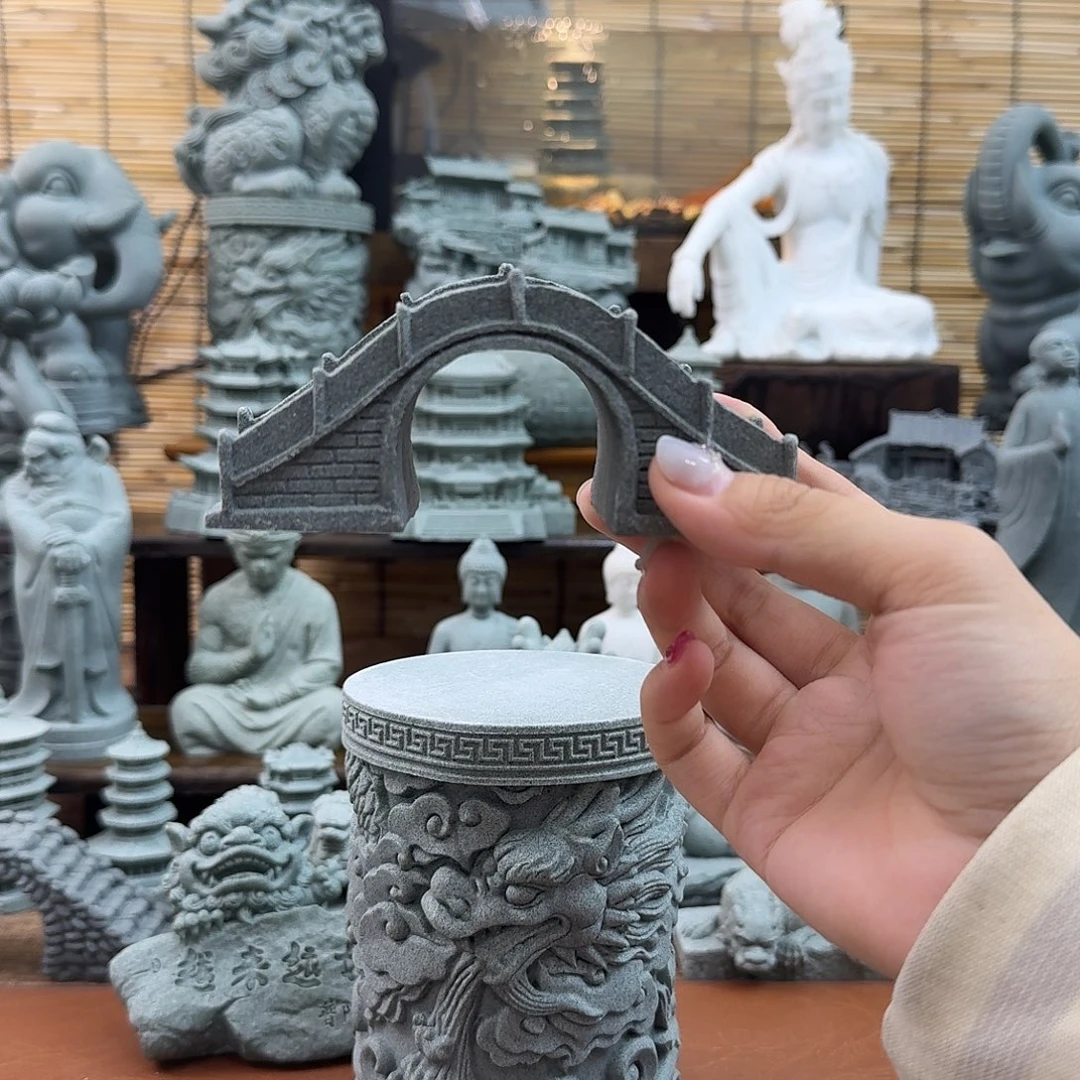 石材青砂石栖云桥