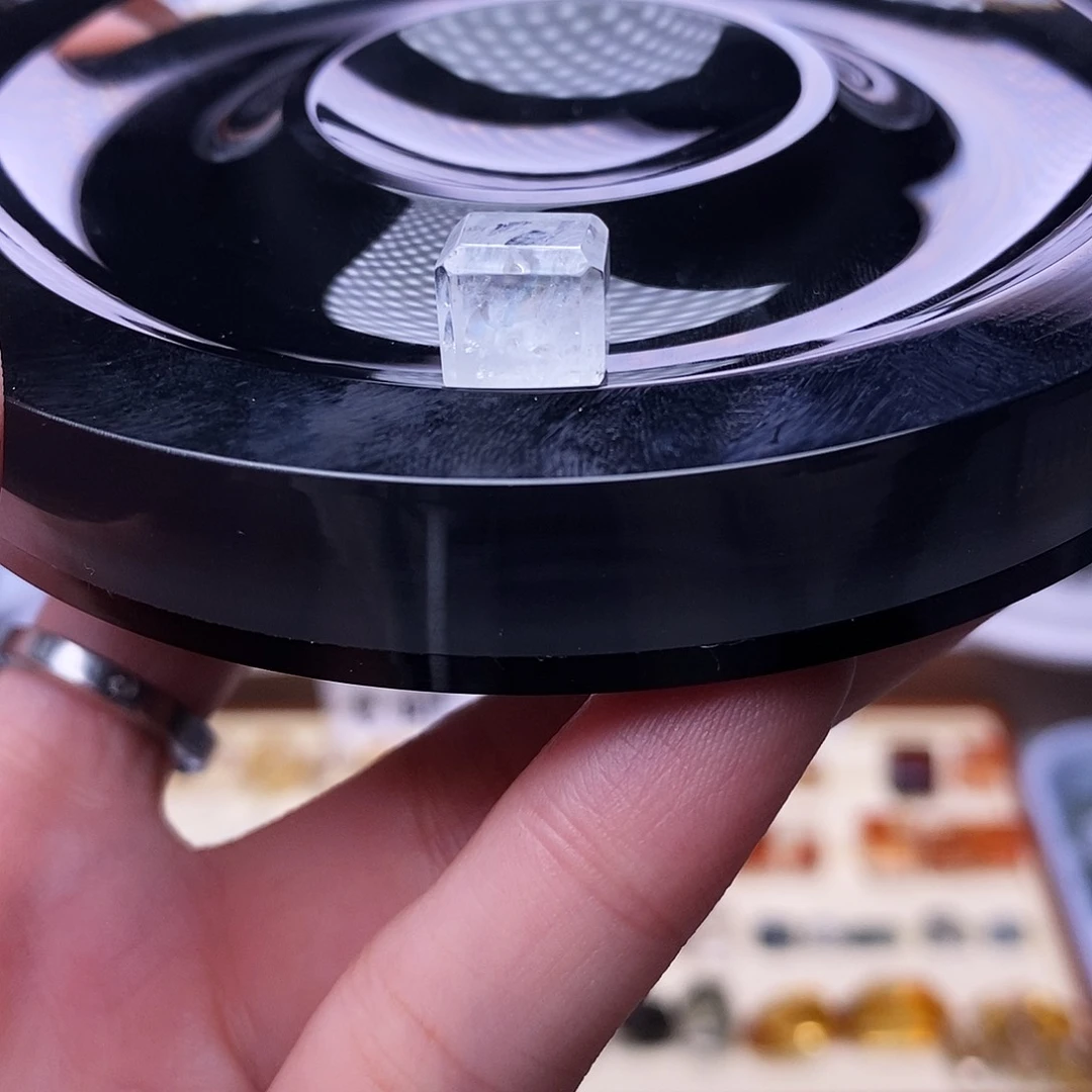 水晶天然水晶定制打孔不退换未镶嵌