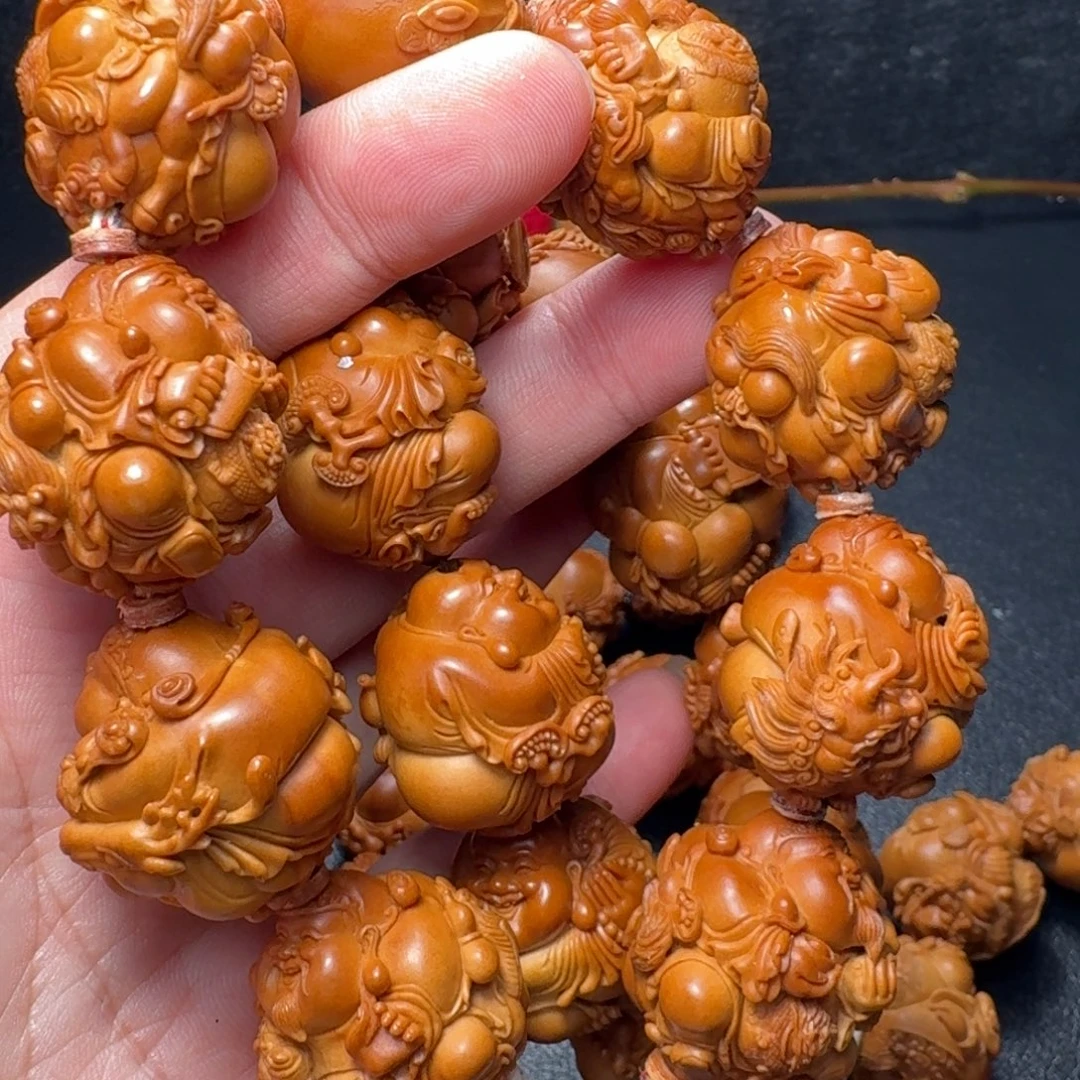 老***Y橄榄核手串/手链财神