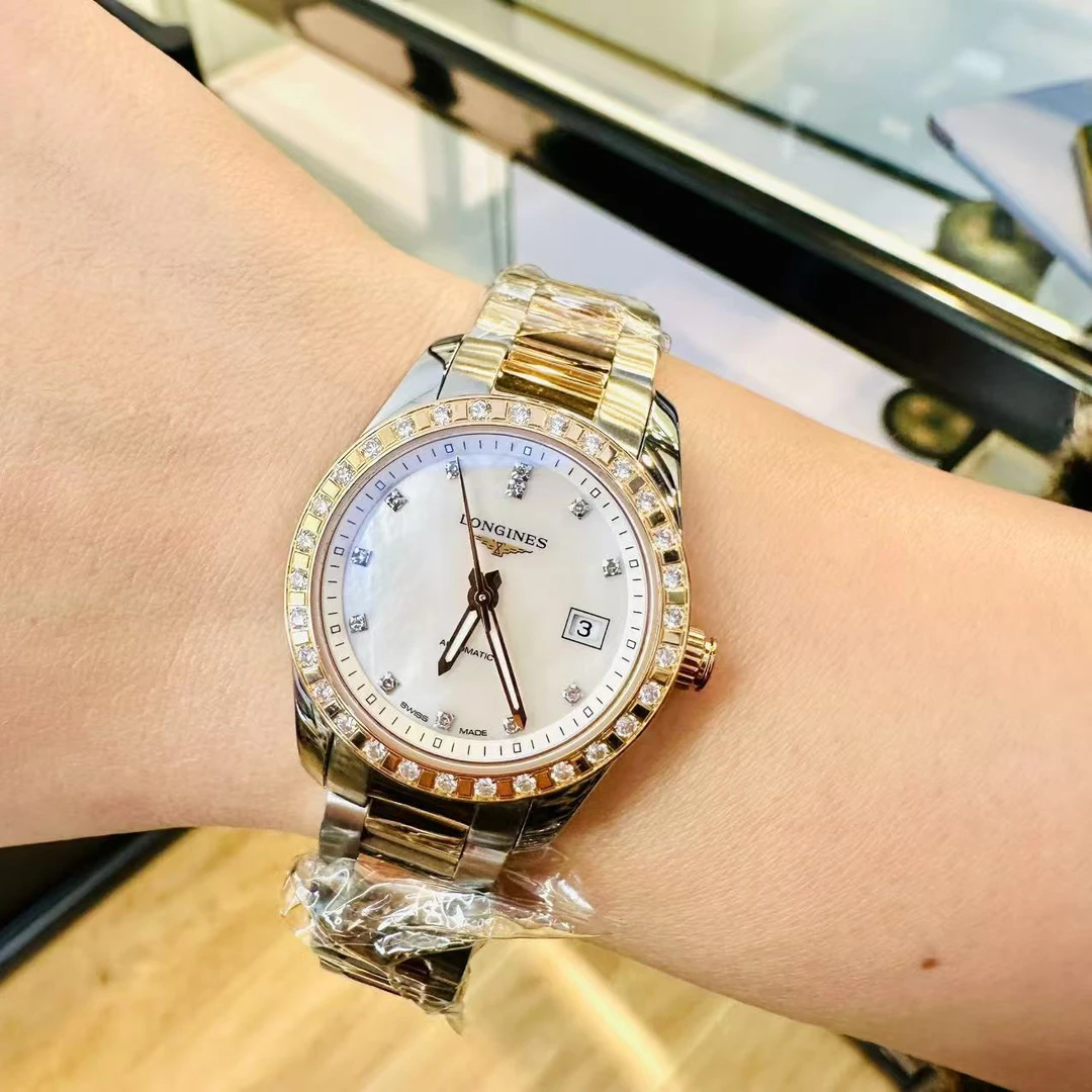 95新 Longines/浪琴 自动机械,29.5毫,间金,250102011