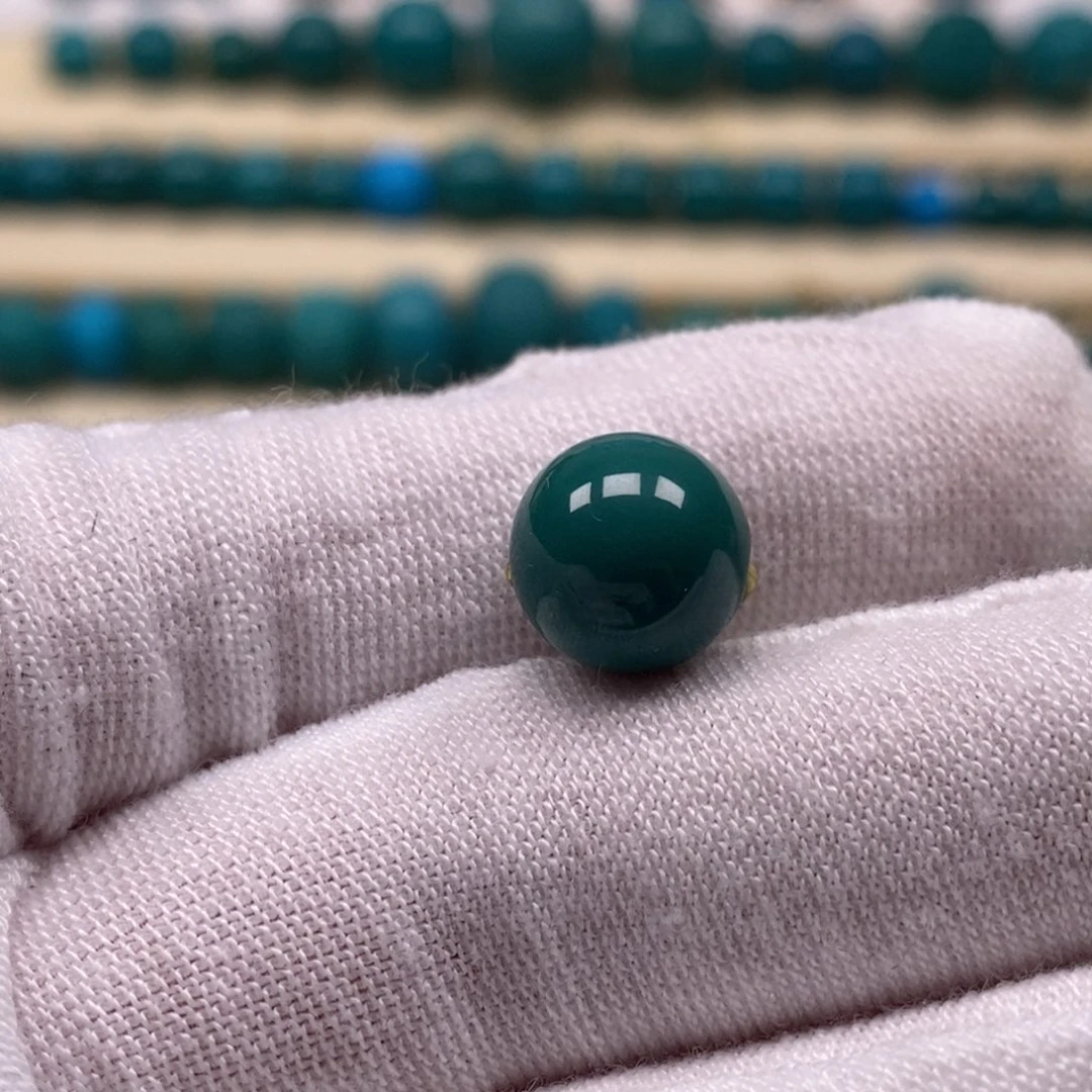 绿松石未镶嵌珠宝奇石9.8mm