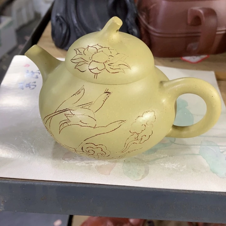 紫砂茶壶原矿手工255