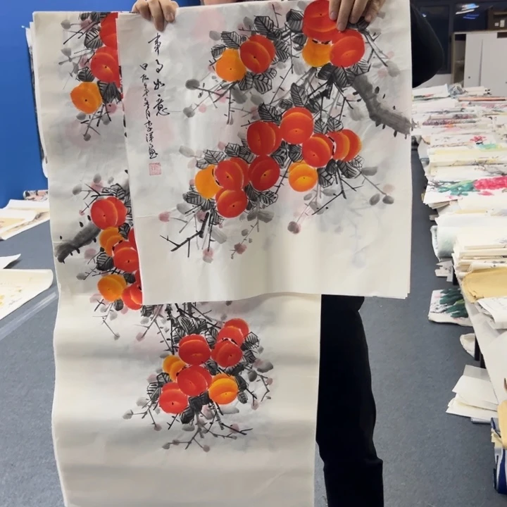 国画纯手绘作品国画宣纸