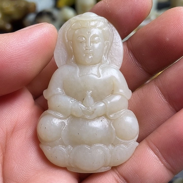 吊坠(不含链)未镶嵌和田玉