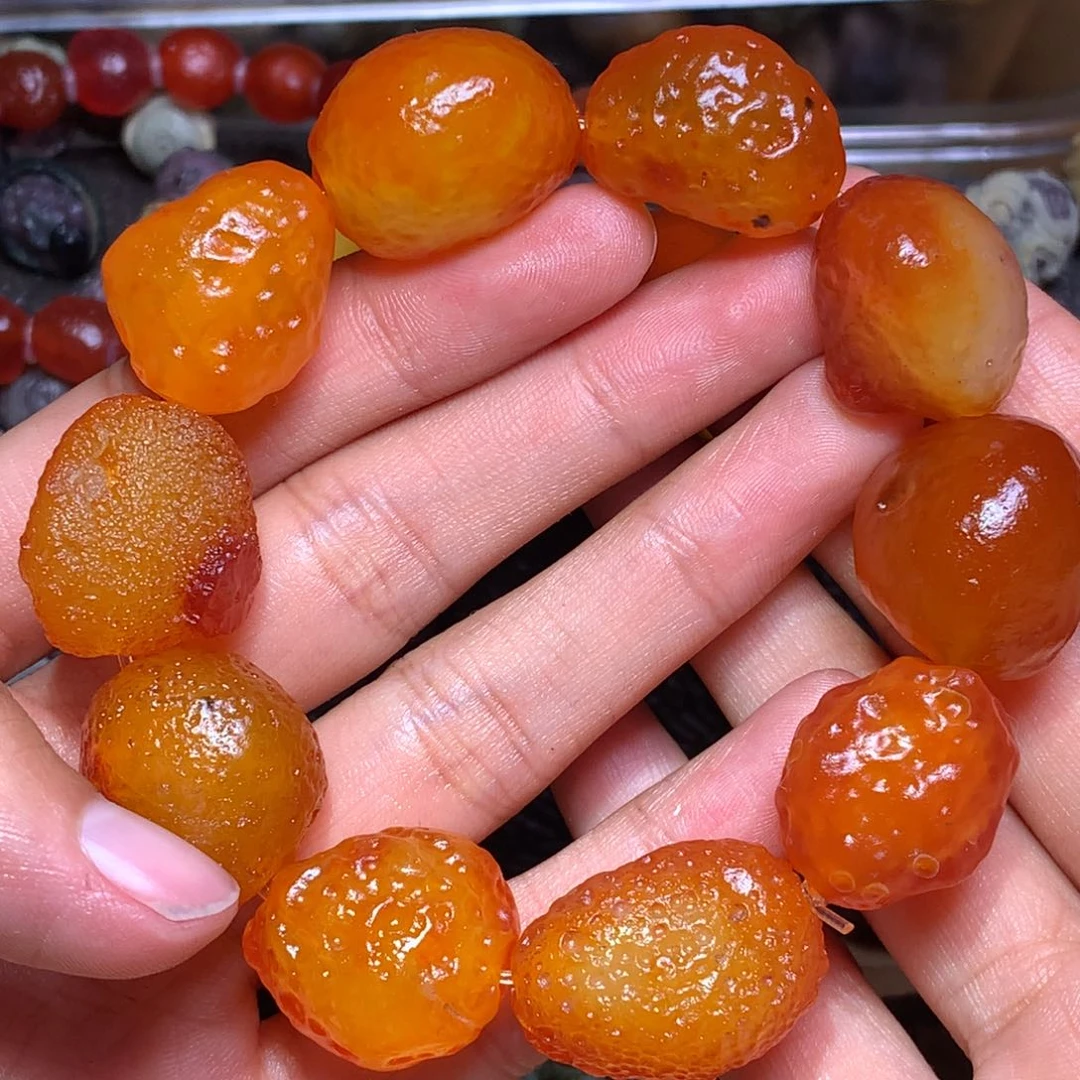 未镶嵌玛瑙/玉髓珠宝半成品