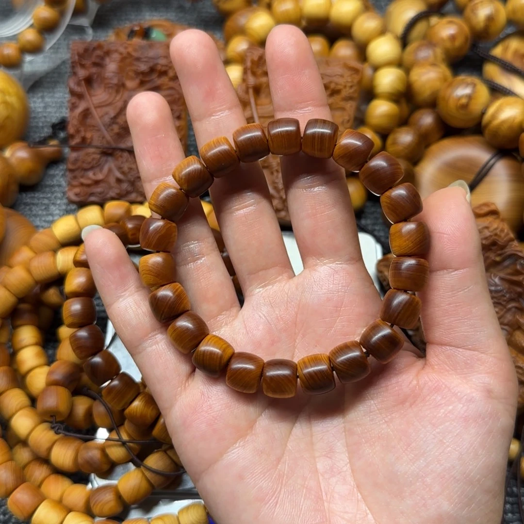 柏木（崖柏）雪*瑞9✖️干黑油桶珠