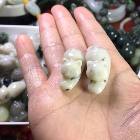 未镶嵌和田玉手机链小*喵