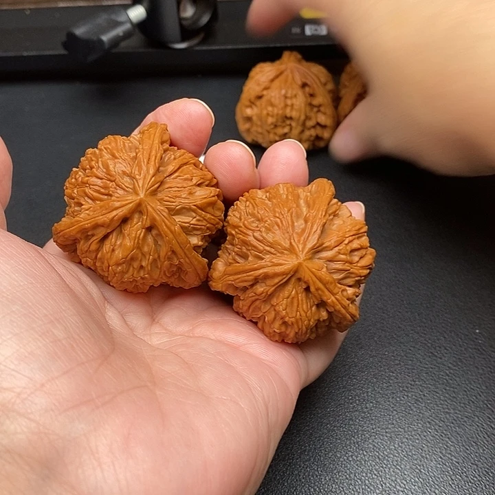 蓝****文玩核桃把件白奔