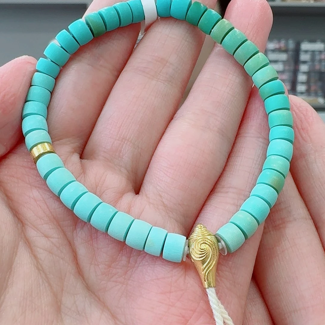 18K金镶嵌绿松石珠宝奇石