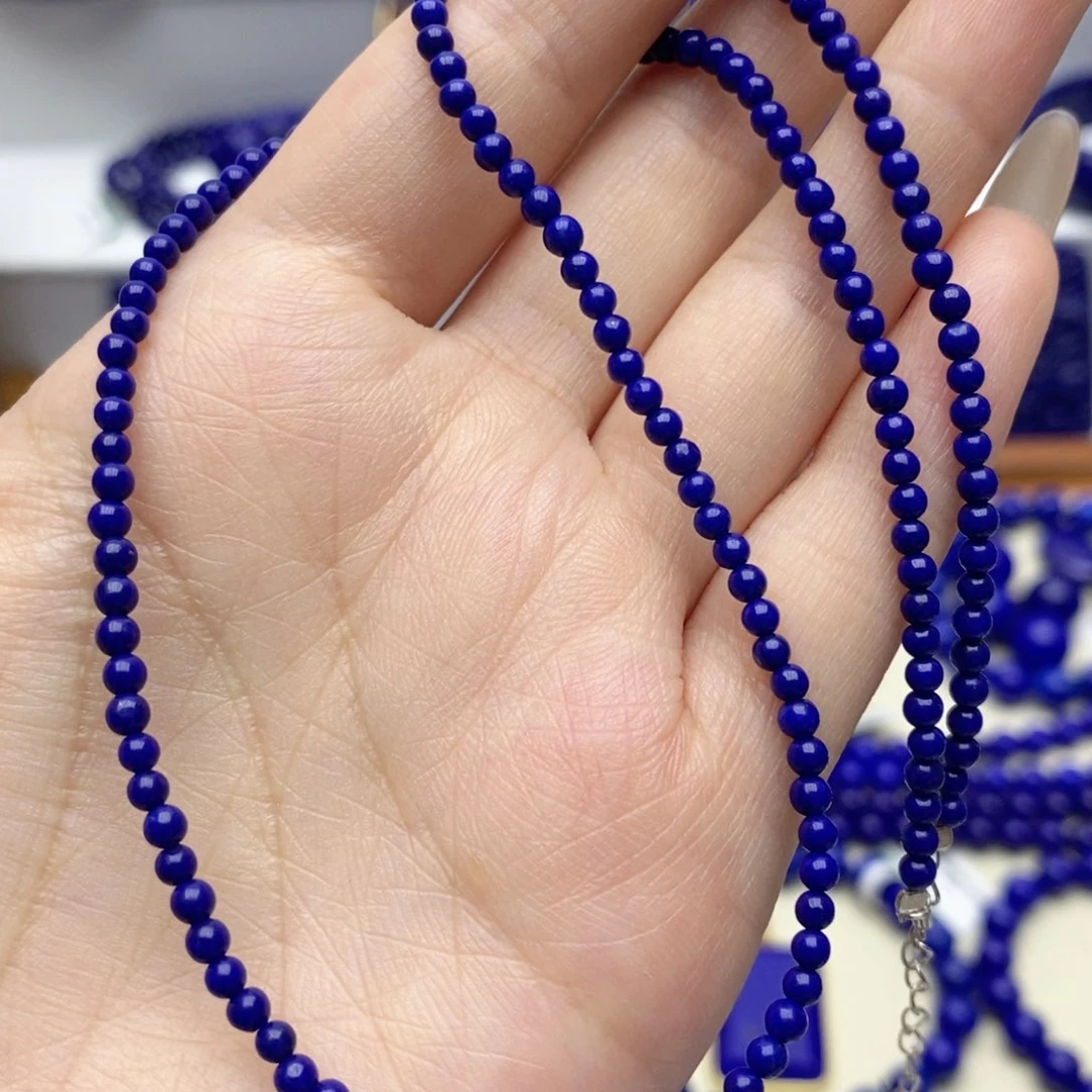 青金石未镶嵌颈饰2.9mm