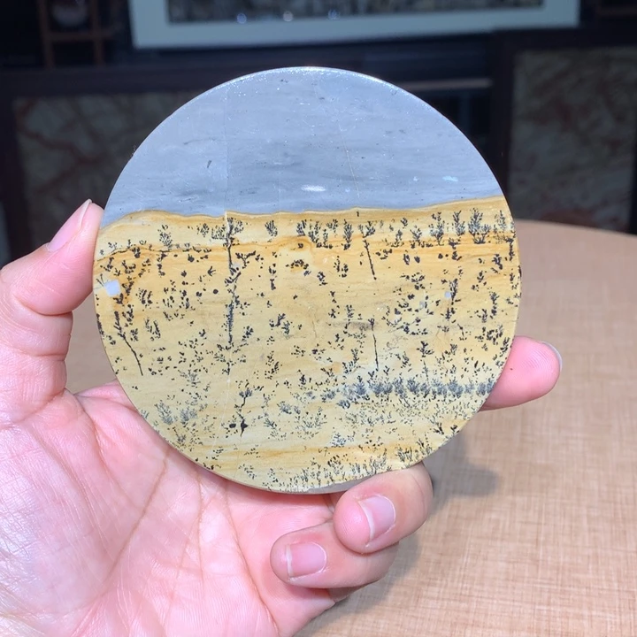 ，广西国画石摆件，收藏观赏