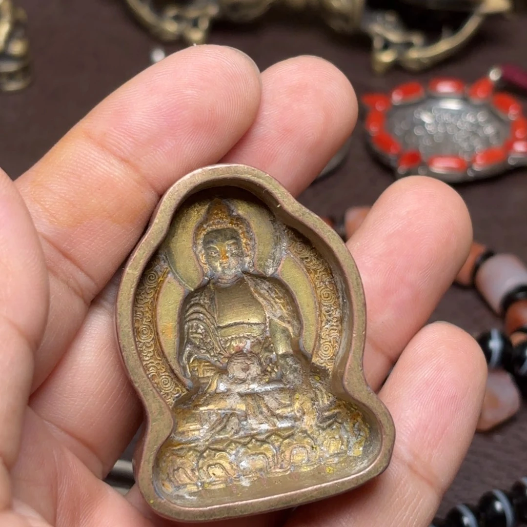 铜星月菩提挂件菩提