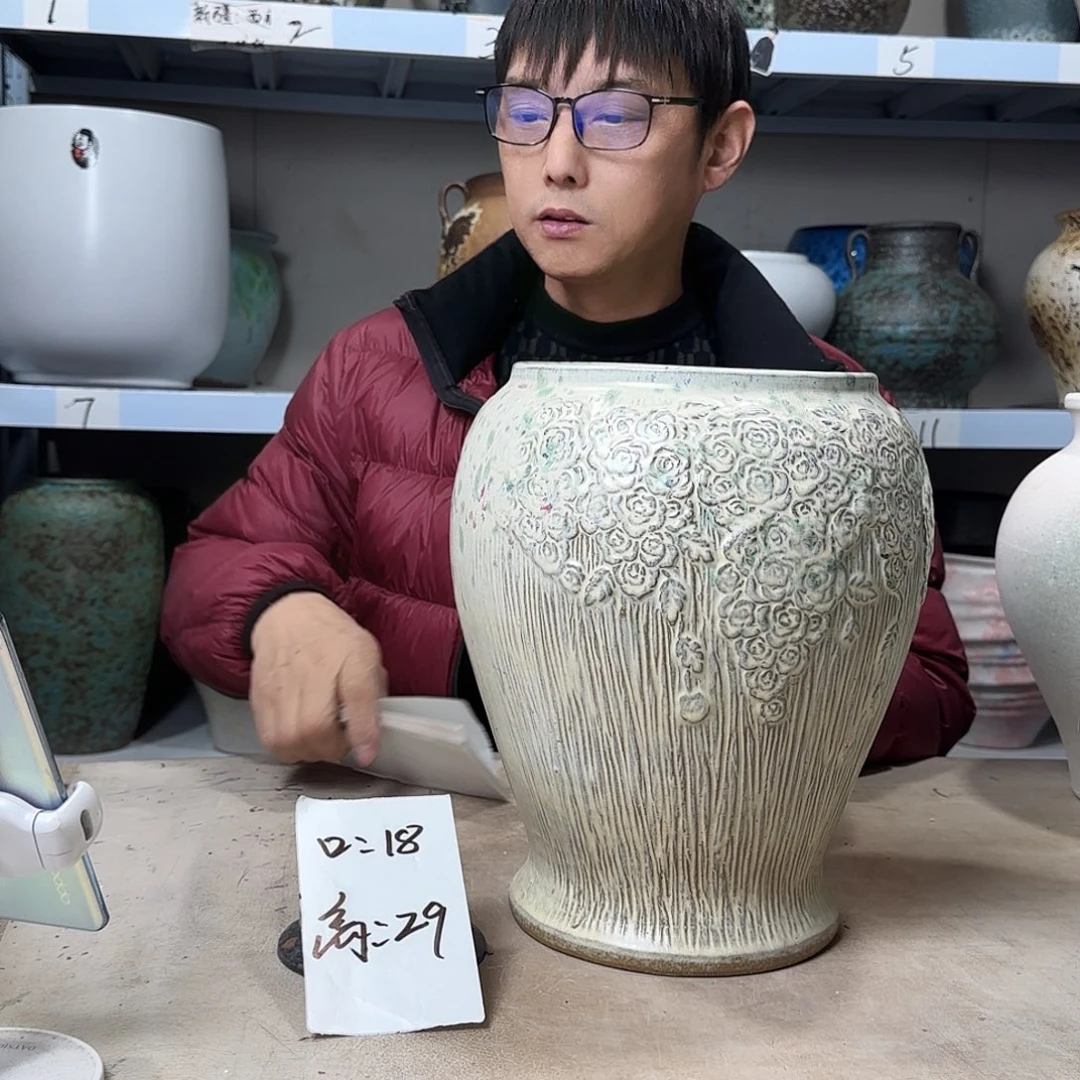 紫砂花盆尺寸18@29