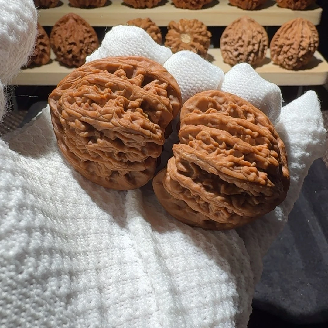 橙***了吊坠文玩核桃39全品密纹