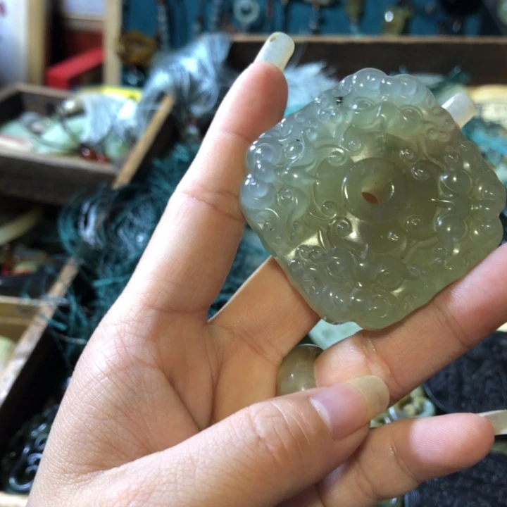 岫玉未镶嵌岫玉岫玉挂件