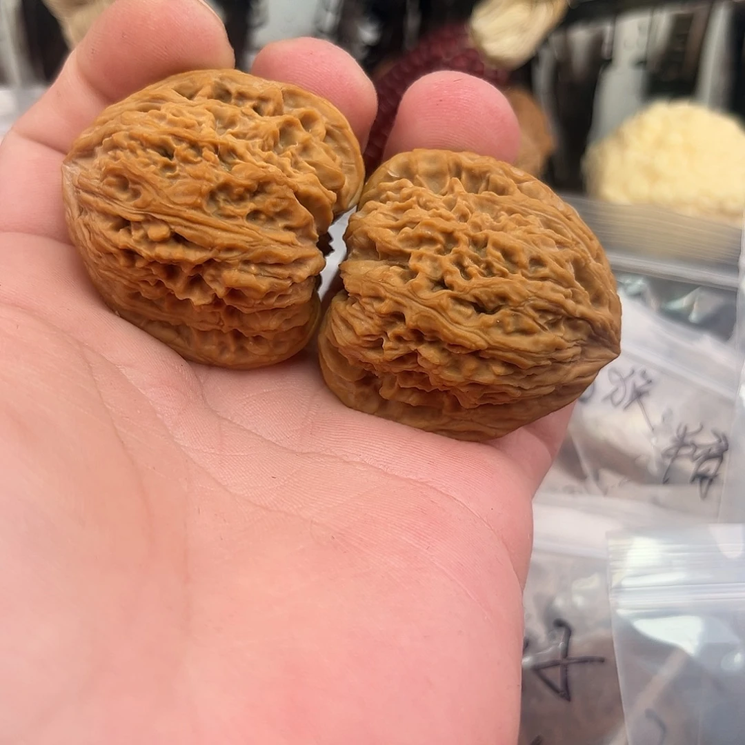 把件文玩核桃三角天眼南疆41尺