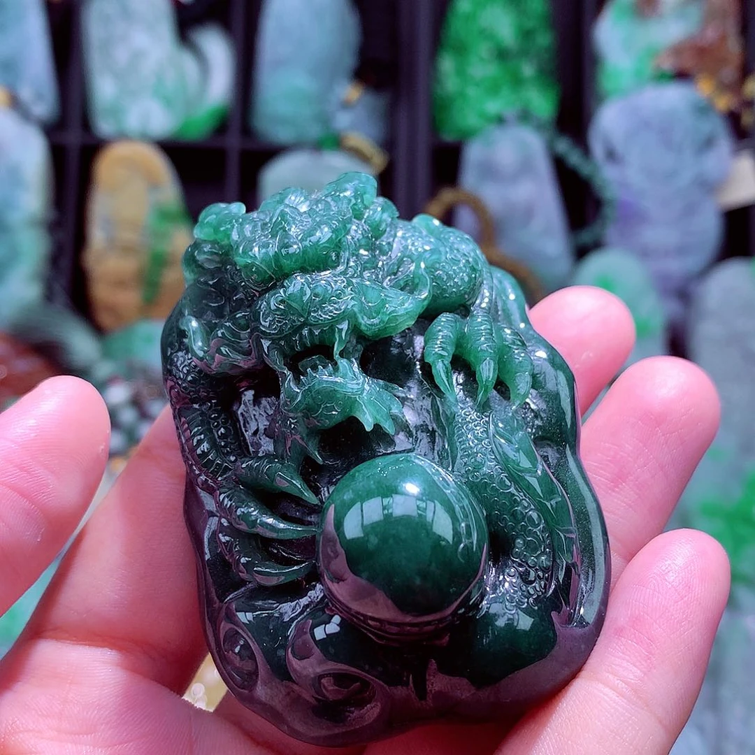 颈饰未镶嵌翡翠种**户天然