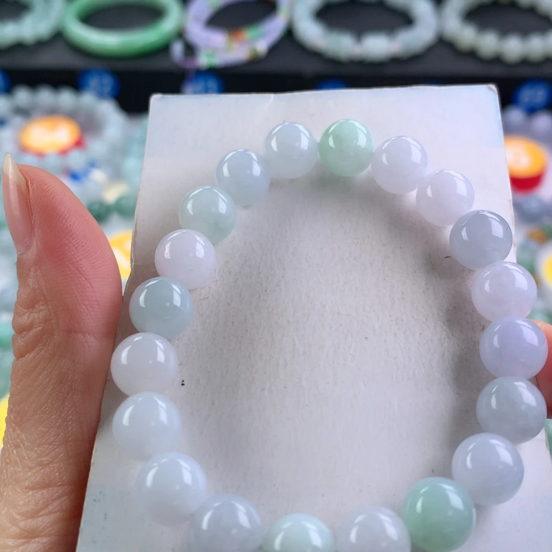 翡翠未镶嵌手链卡9.2