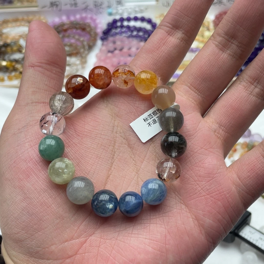 *****未镶嵌水晶手链原创多宝