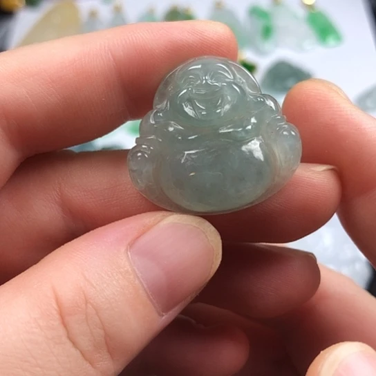 颈饰未镶嵌翡翠佛公