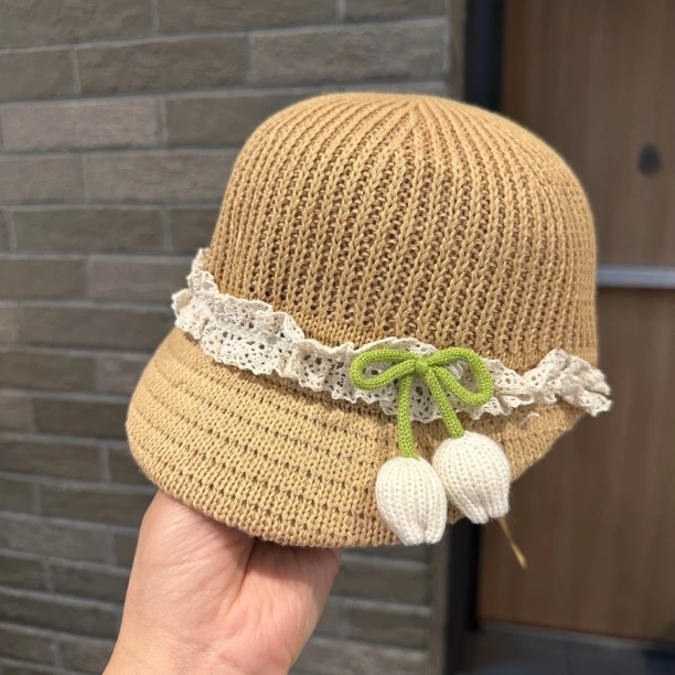 宝宝帽子夏季马术帽公主风韩版遮阳防晒女童户外甜美鸭舌帽新款in