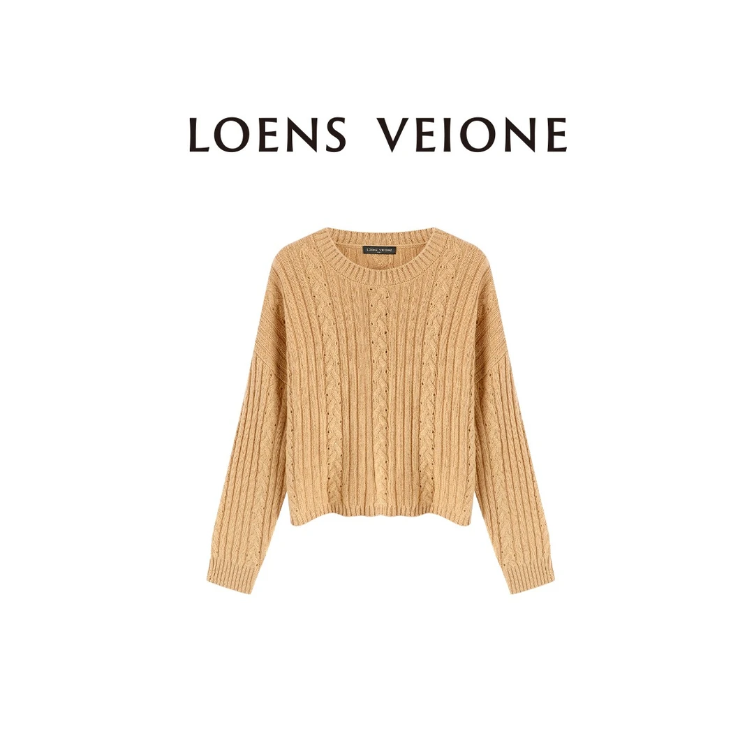 LOENS VEIONE/罗拉  100%绵羊毛百搭毛衣24CVDA0309N