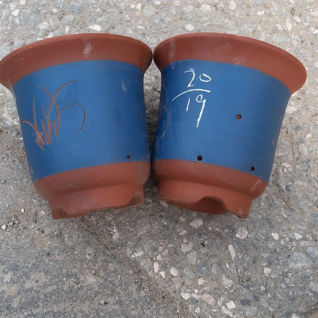 宜兴紫砂花盆，现货发