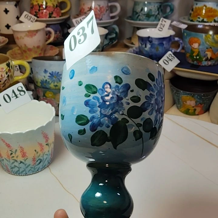 杯子景德镇陶瓷釉下彩