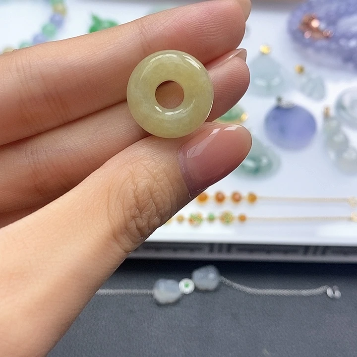 吊坠(不含链)未镶嵌翡翠甜甜圈