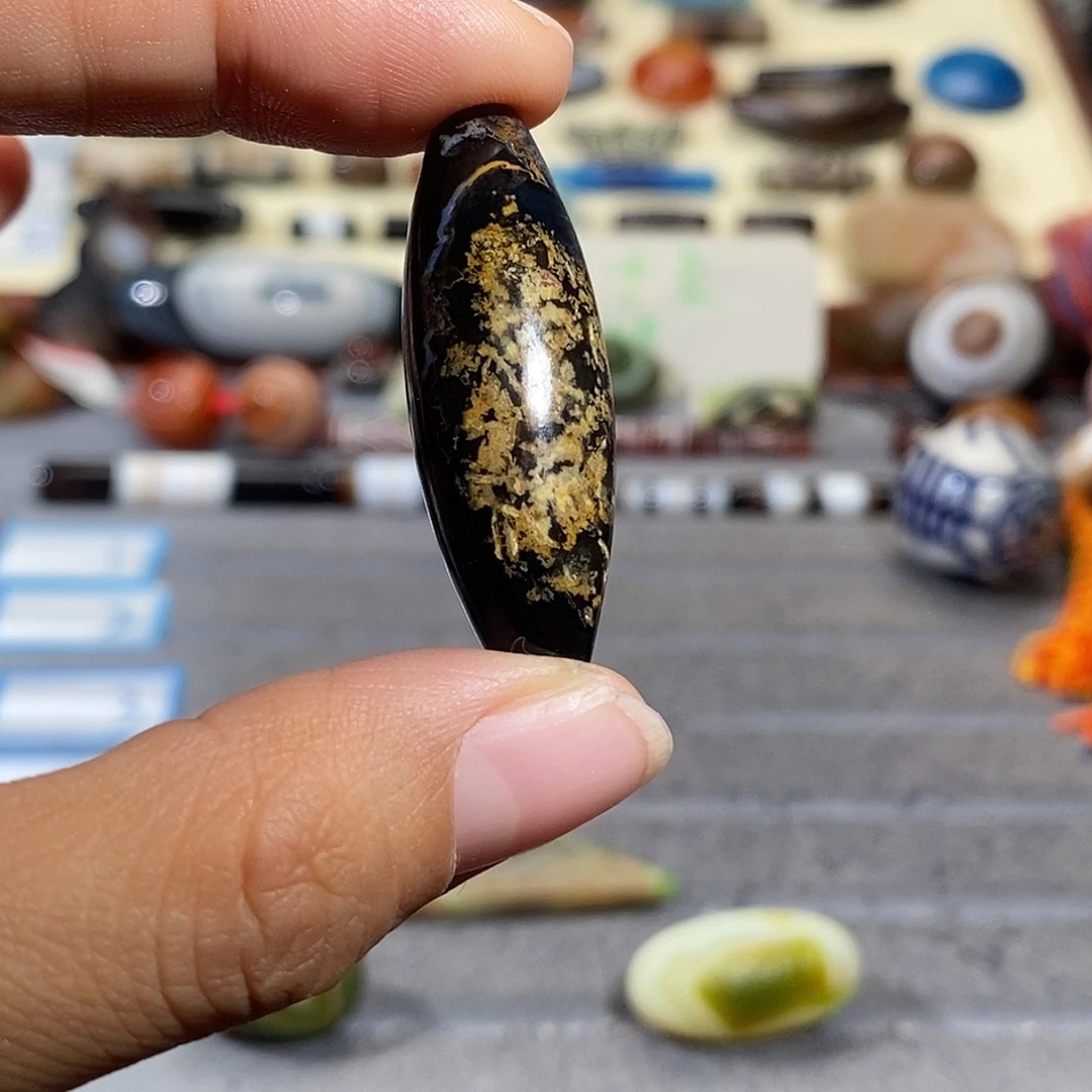 满***）玛瑙/玉髓合金颈饰